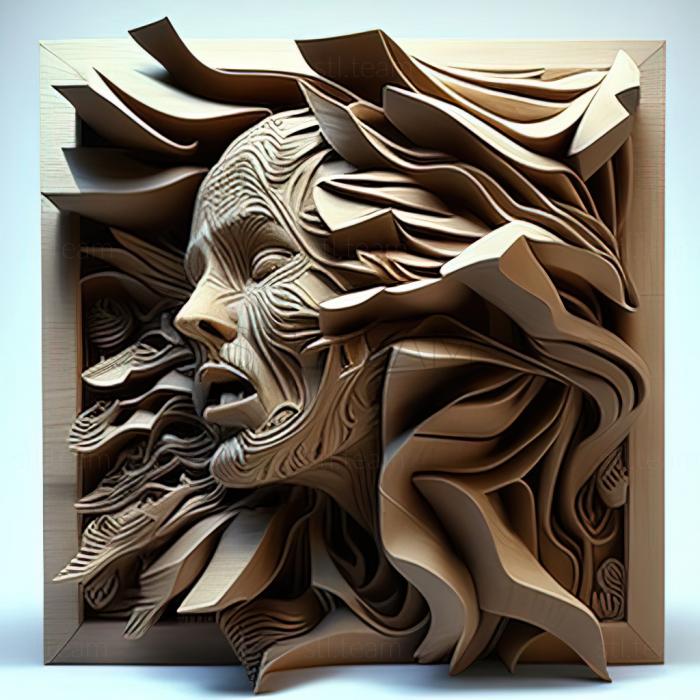 3D модель Тім Сміт художник Американський художник (STL)
